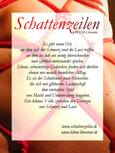 Schattenzeilen-Flyer 2006