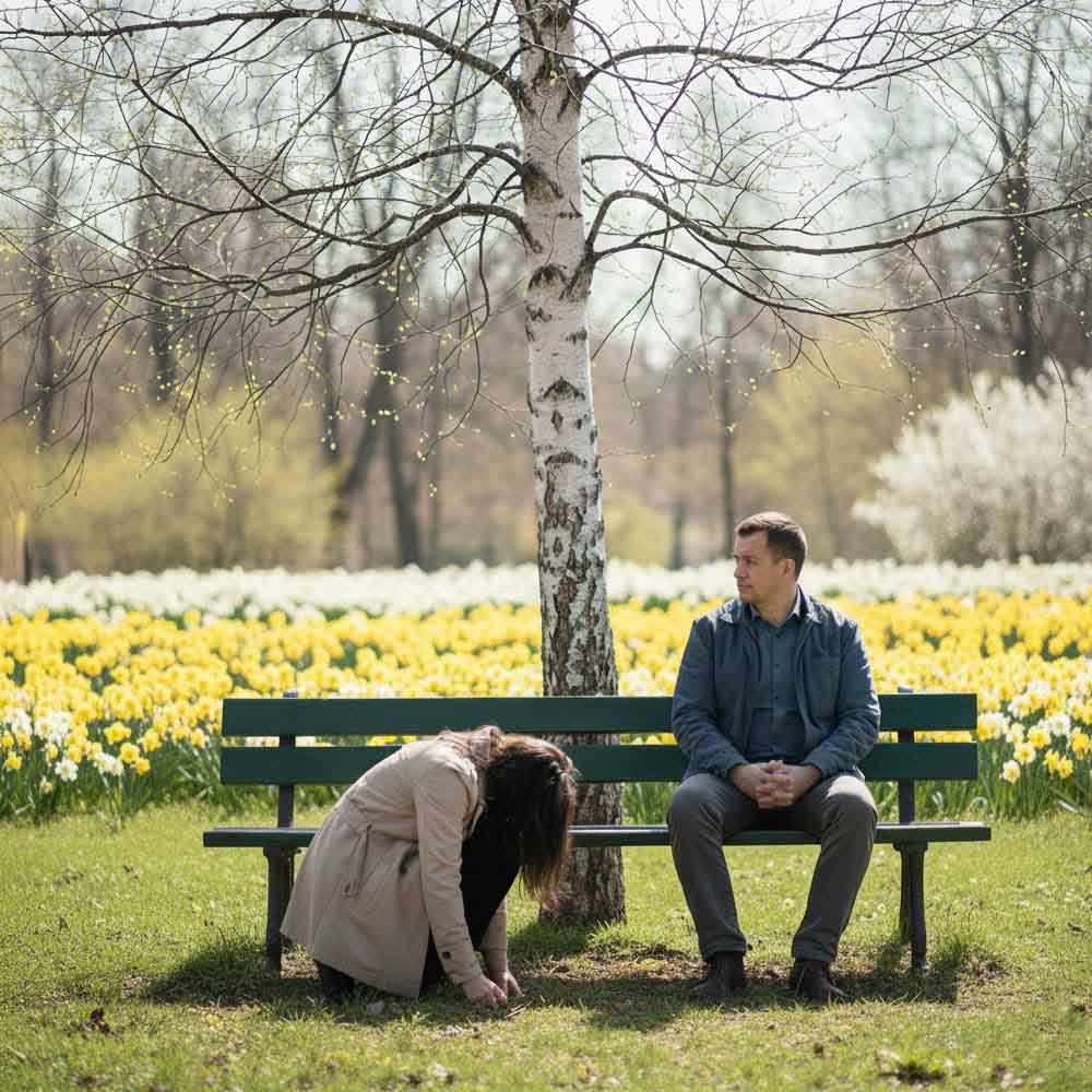 Auf einer Bank im Park (Teil 1)